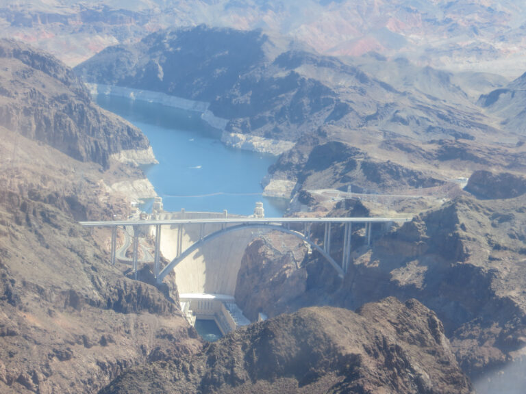 Hoover Dam on Las Vegas Helicopter Tour