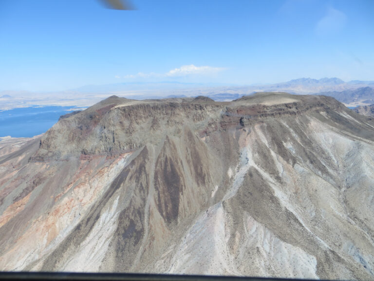 Flying over the Valley of Fire on the Las Vegas Grand Canyon Helicopter Tour