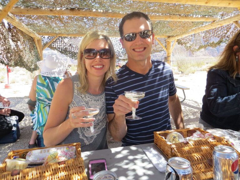 Champagne Picnic on Grand Canyon Floor with helicopter tour