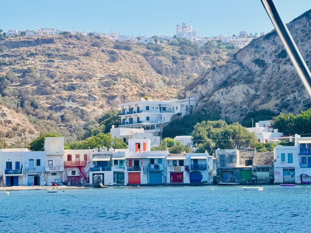 Klima in Milos Greece from the boat tour