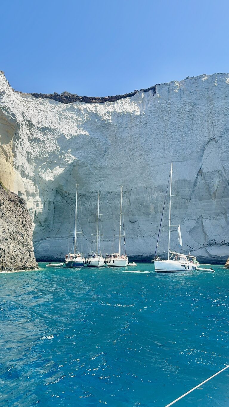 Sikia Cave in Kleftiko, Milos Greece