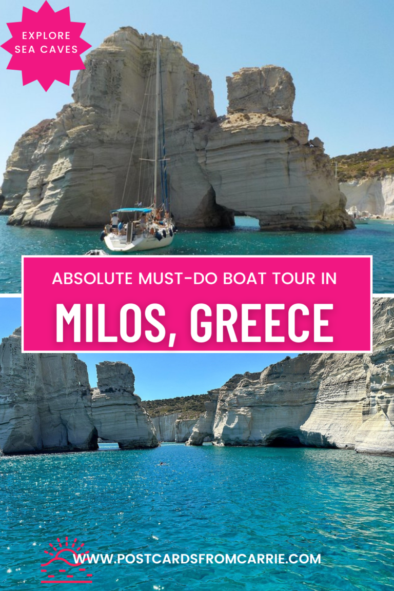 absolute must do boat tour in Milos Greece