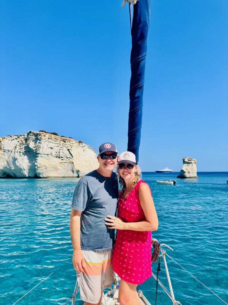 Boat tour to Kleftiko in Milos, Greece