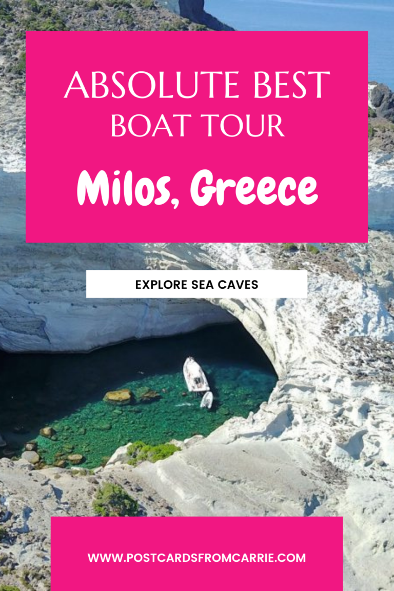 boat tour Milos greece