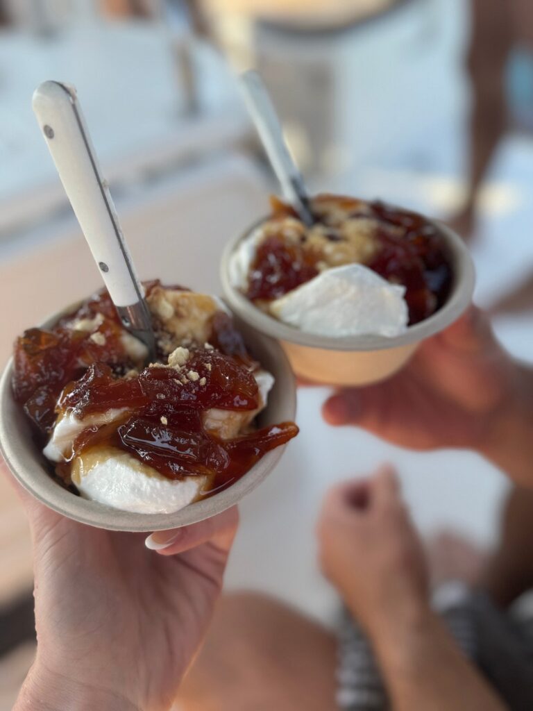 Greek Yogurt in Milos, Greece