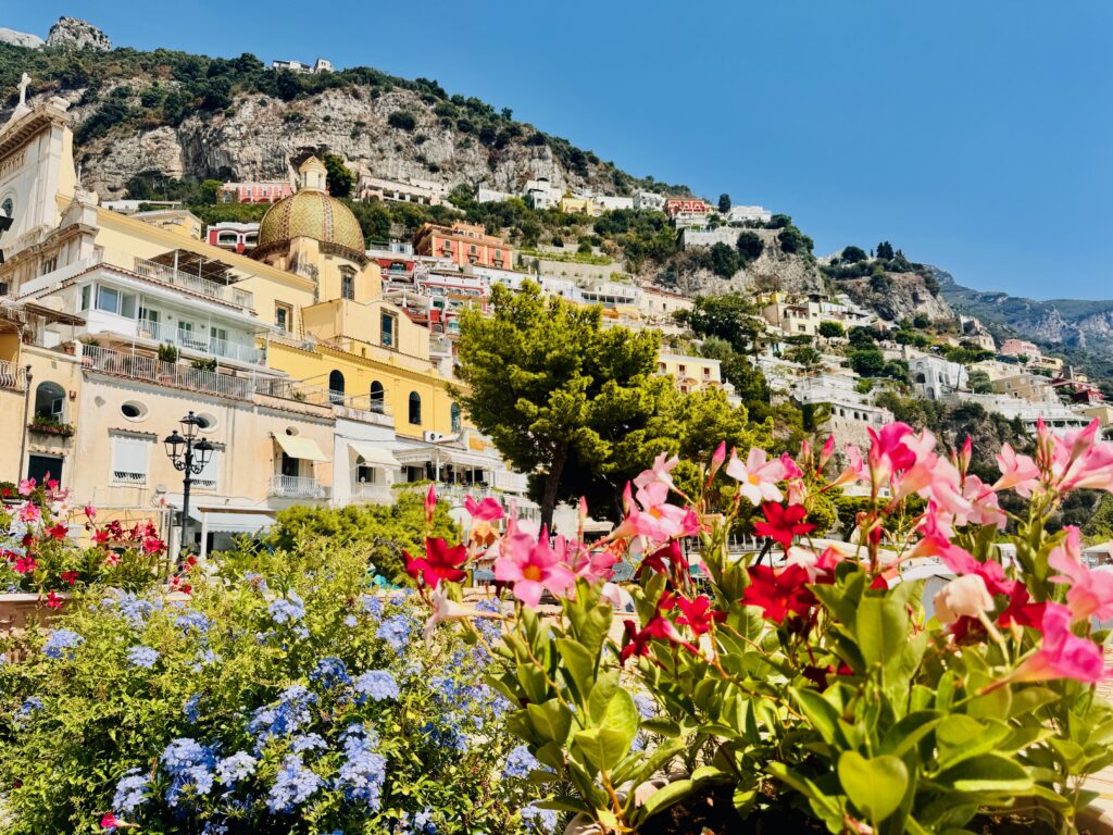 Positano on the Amalfi coast italy