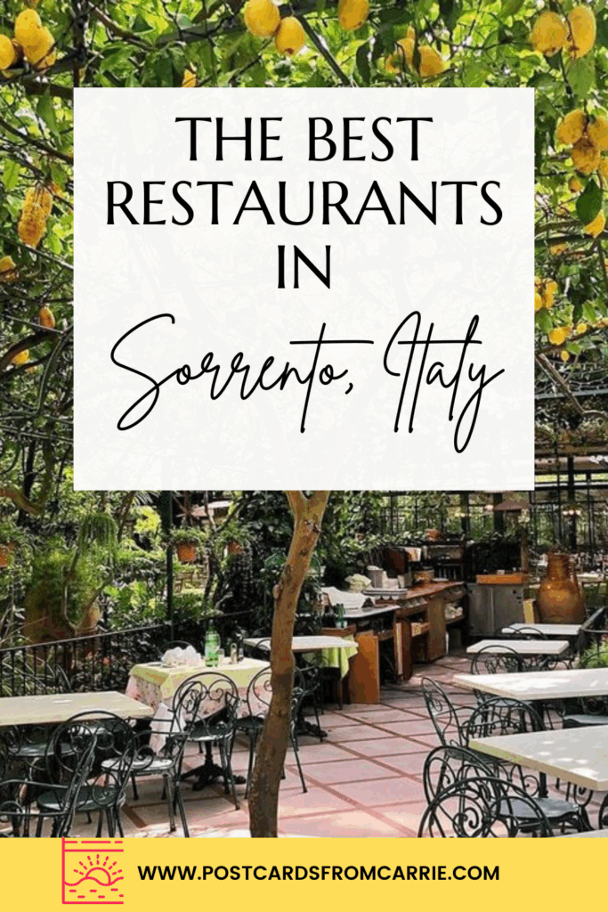 The Best Restaurants in Sorrento, Italy