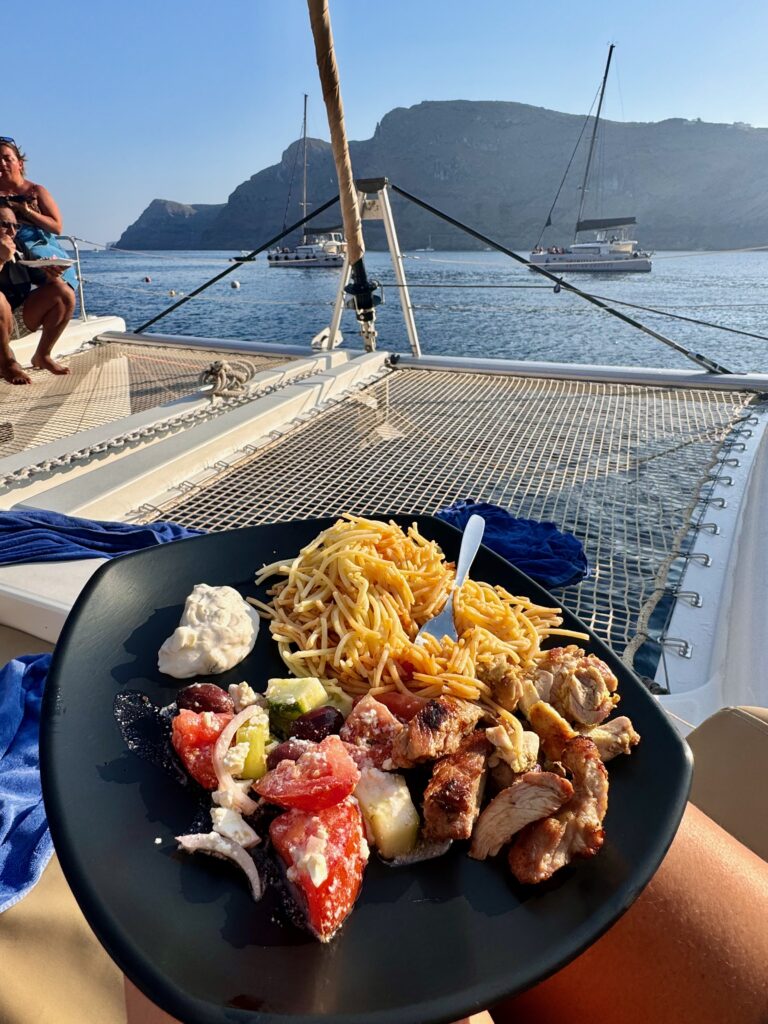 Santorini, Greece Sunset Catamaran Cruise