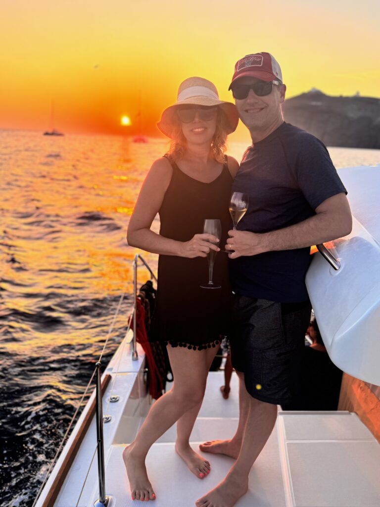 Santorini, Greece Sunset Catamaran Cruise