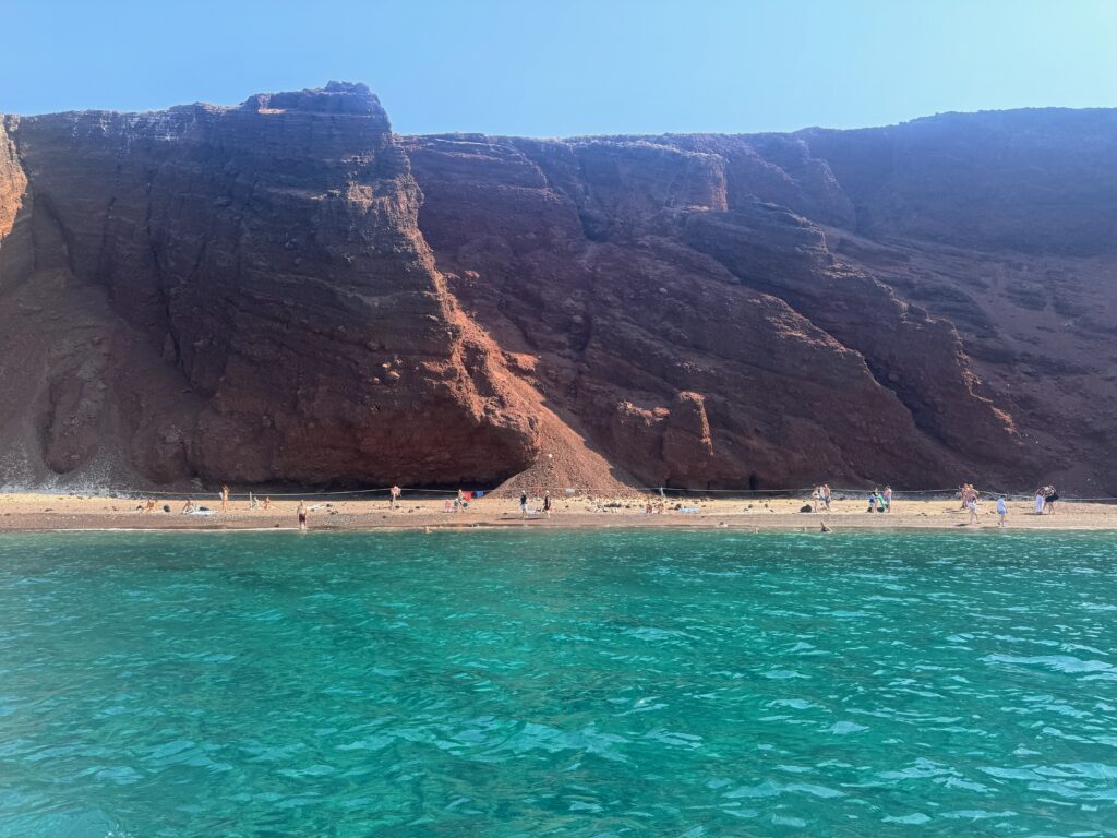 Red Beach in Santorini, Greece