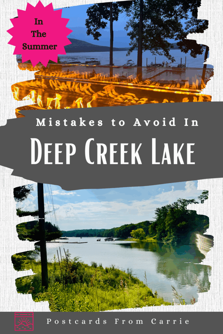 Mistakes to avoid in summer at Deep Creek Lake, MD