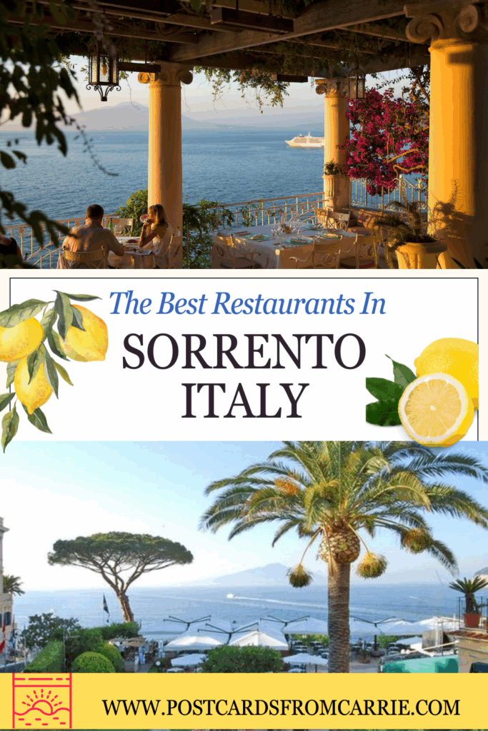 The Best Restaurants in Sorrento, Italy