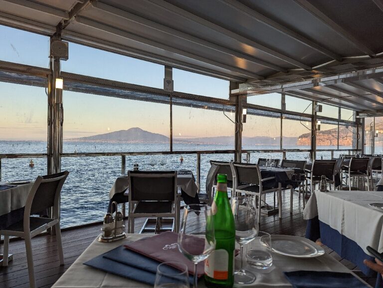 Bagni Delfino Restaurant in Sorrento, Italy