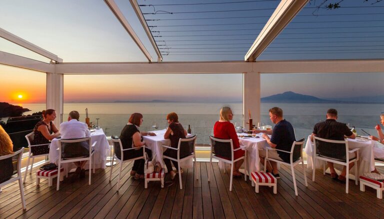 Terrazza Vittoria restaurant in Sorrento, Italy