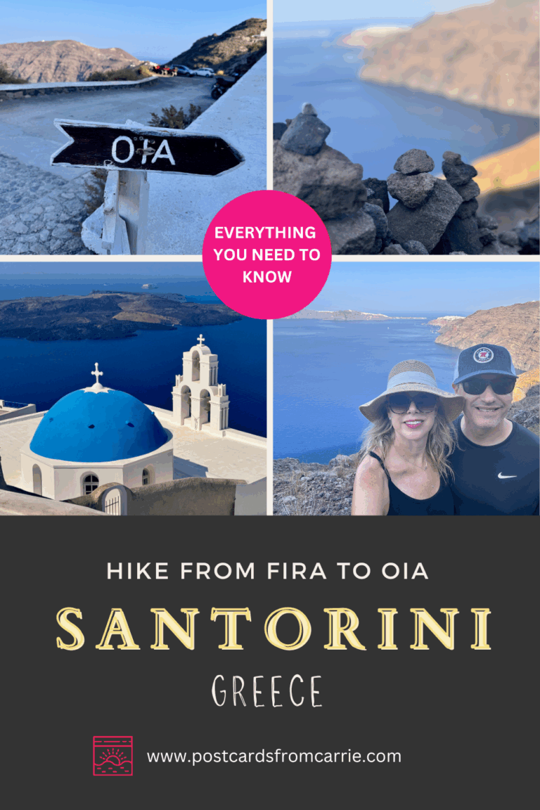 Hike From Fira to Oia in Santorini Greece
