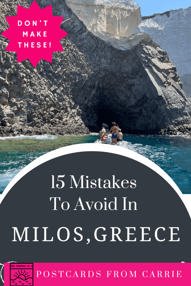 15 Mistakes to avoid in Milos, Greece