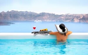 Akrotiri in Santorini, Greece