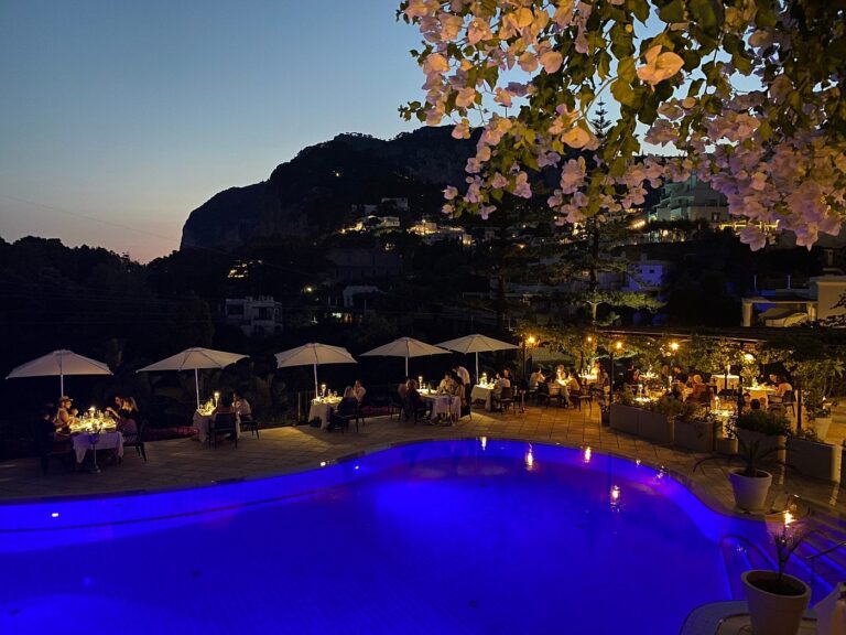 Al Chiara Di Luna is one of the best restaurants in Capri, Italy