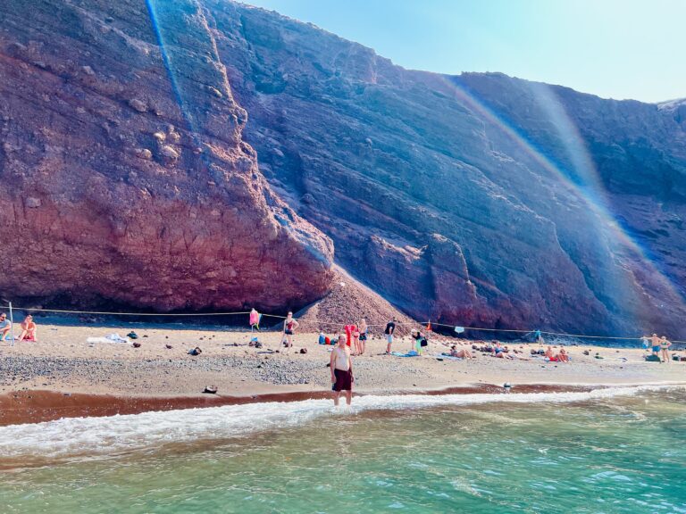 Red Beach in Santorini, Greece