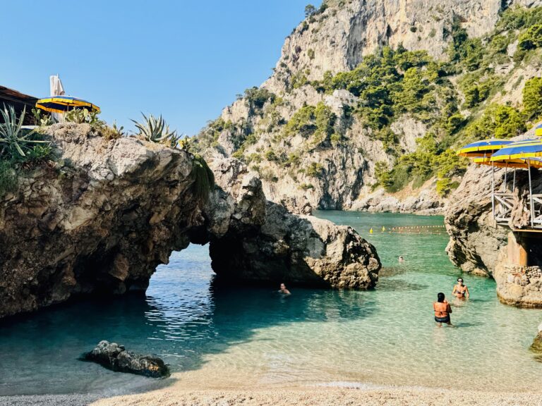 Marina Piccola on the island of Capri, Italy