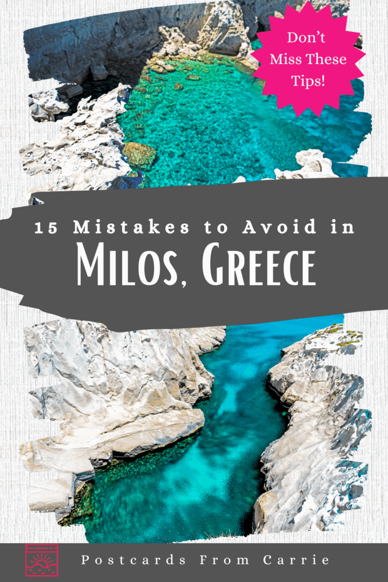 15 Mistakes to avoid in Milos, Greece
