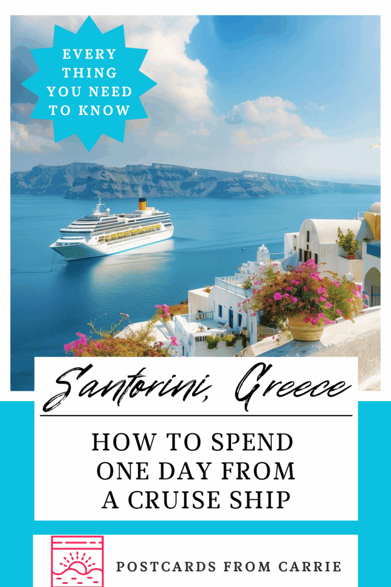 What To Do With One Day in Santorini, Greece by Cruise Ship