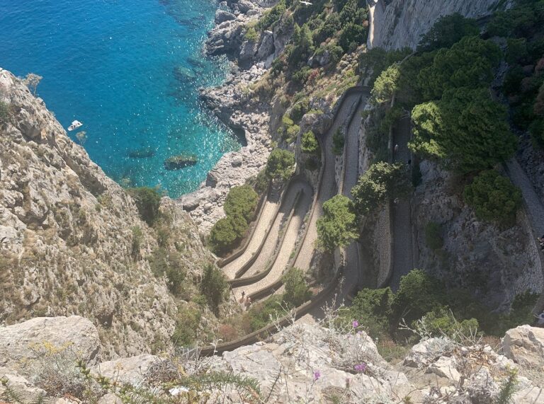 View of Villa Krupp from Gardens of Augustus