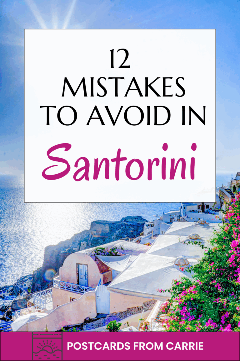 Top Mistakes to Avoid in Santorini, Greece