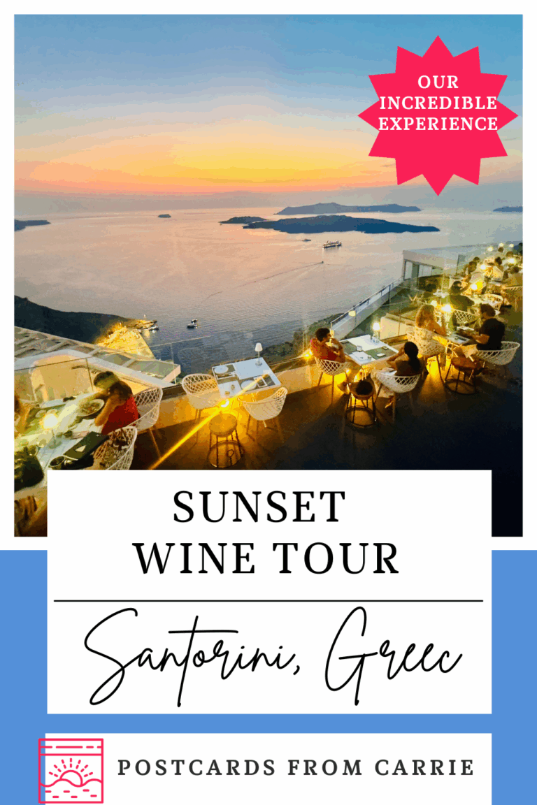 Sunset Wine Tour in Santorini Greece