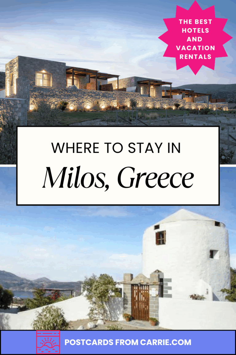 Where to stay in Milos, Greece