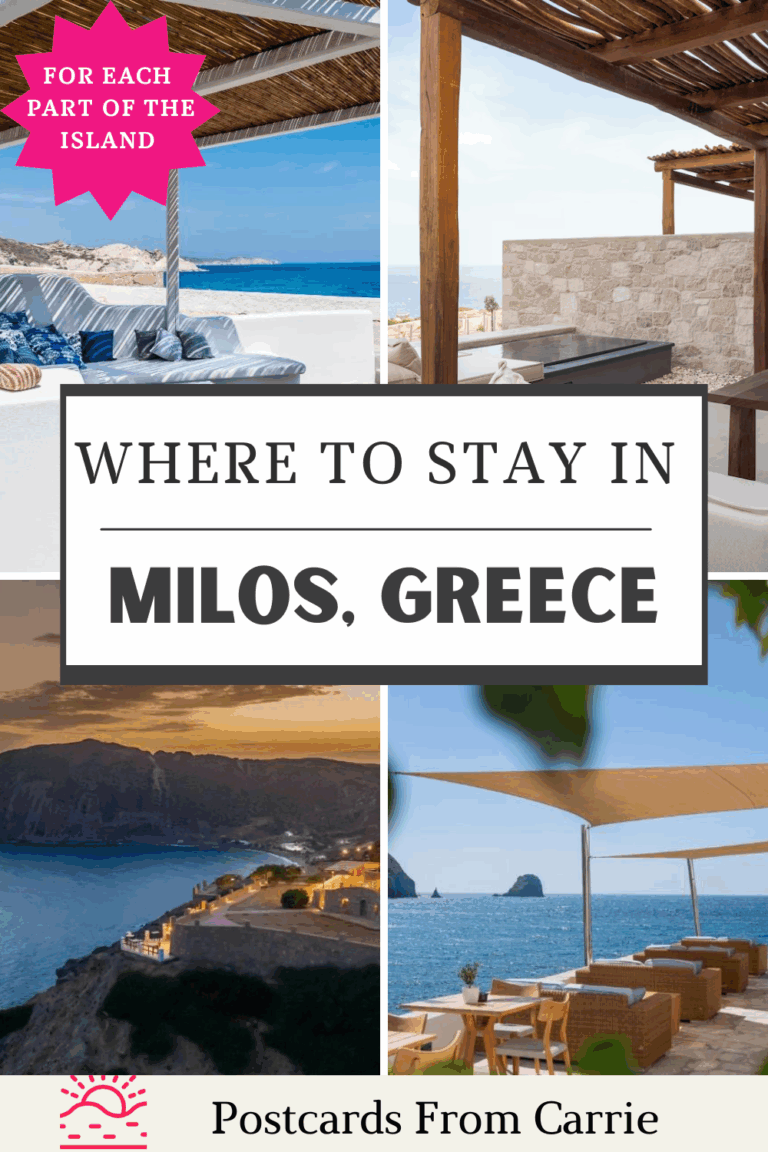 Where to stay in Milos Greece--the best areas and hotels for every traveler