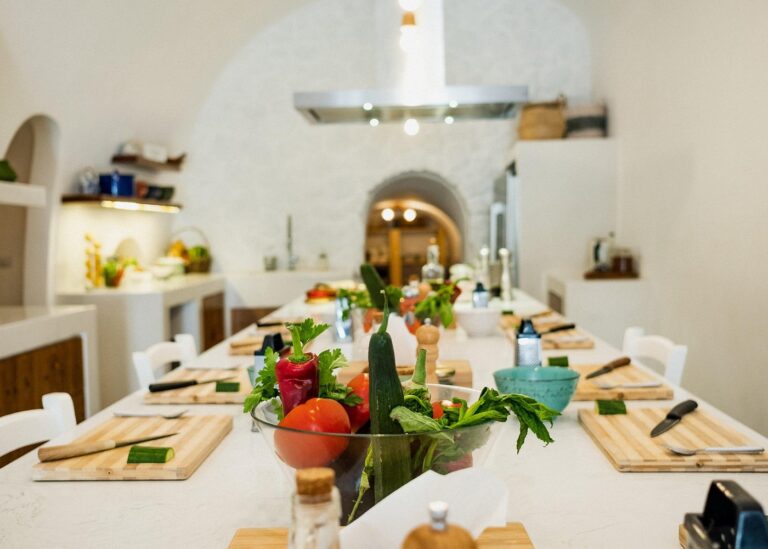 Cooking class in Santorini, Greece