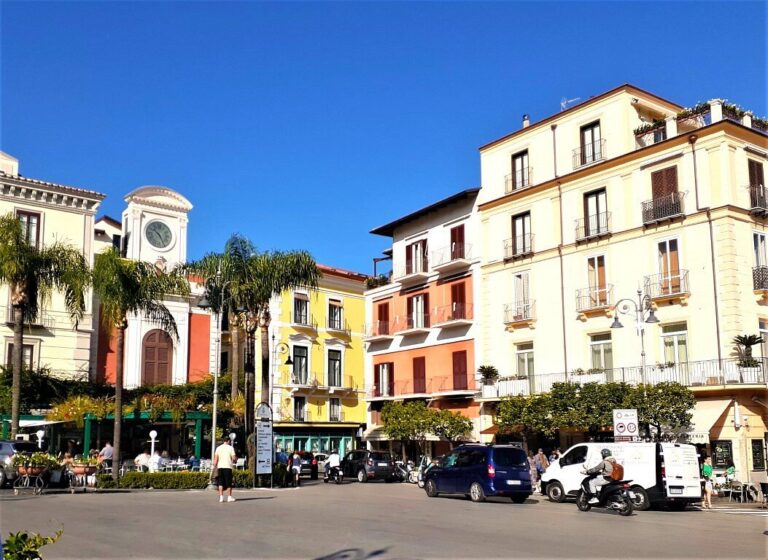 Piazza Tasso in Sorrento, Italy by the Amalfi Coast