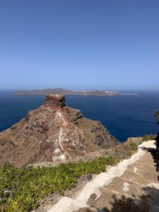 Skaros Rock in Santorini, Greece