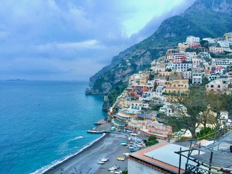 Positano view from Bar Internazionale