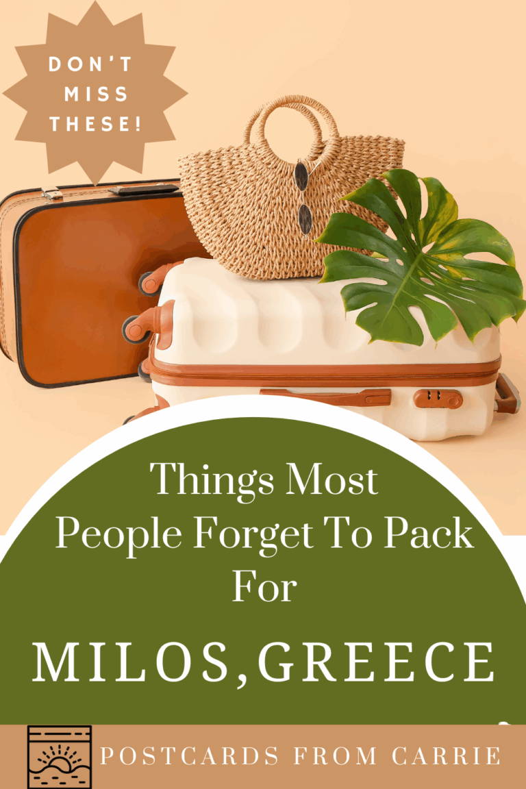 What to Pack For Milos Greece