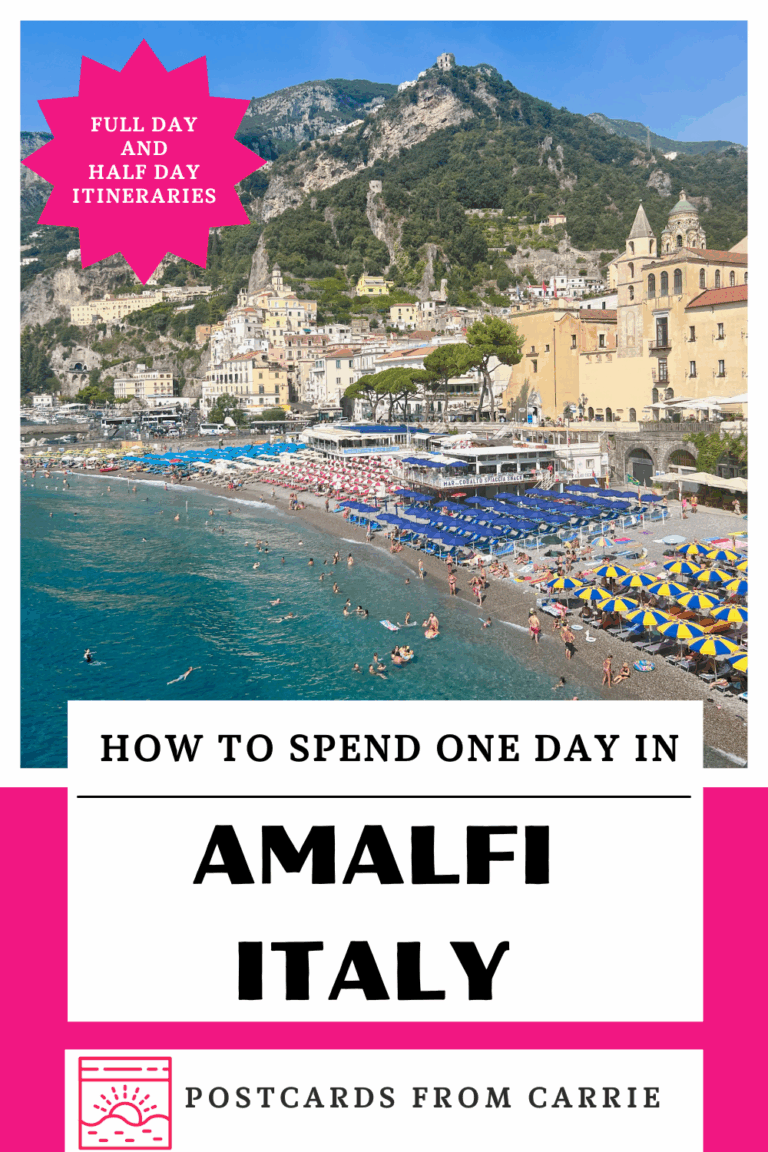 How to spend one day in Amalfi Italy