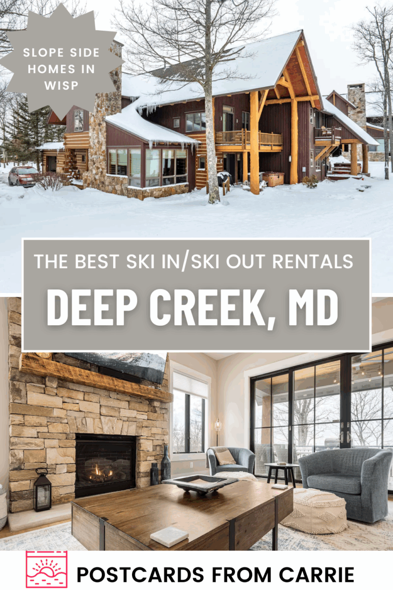 The Best Ski In Ski Out Vacation Rentals in Deep Creek Lake Maryland